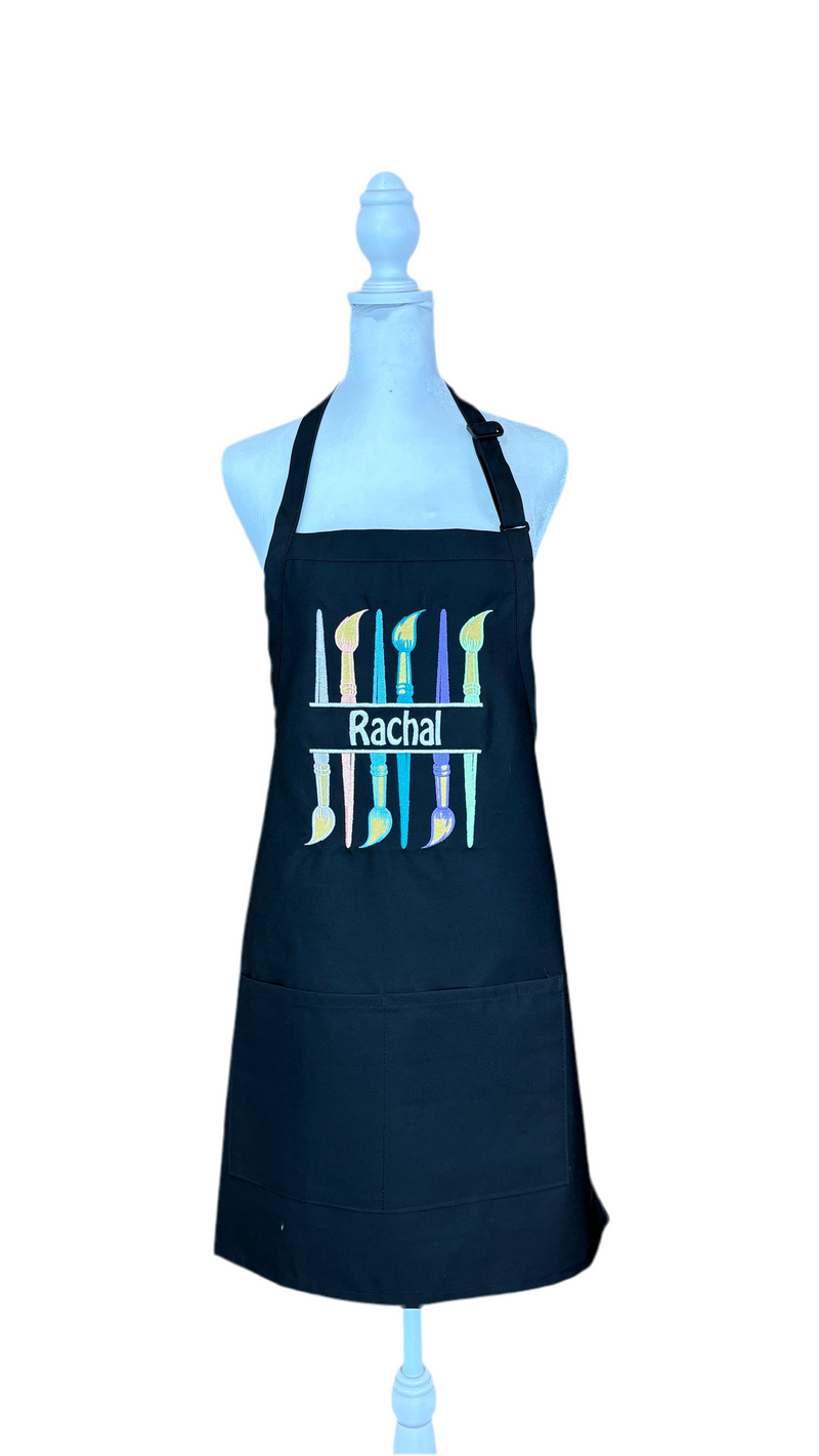 Paint Brush Art Apron