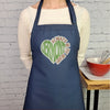 Vermont apron always in my heart embroider gift baking apron perfect gift for her