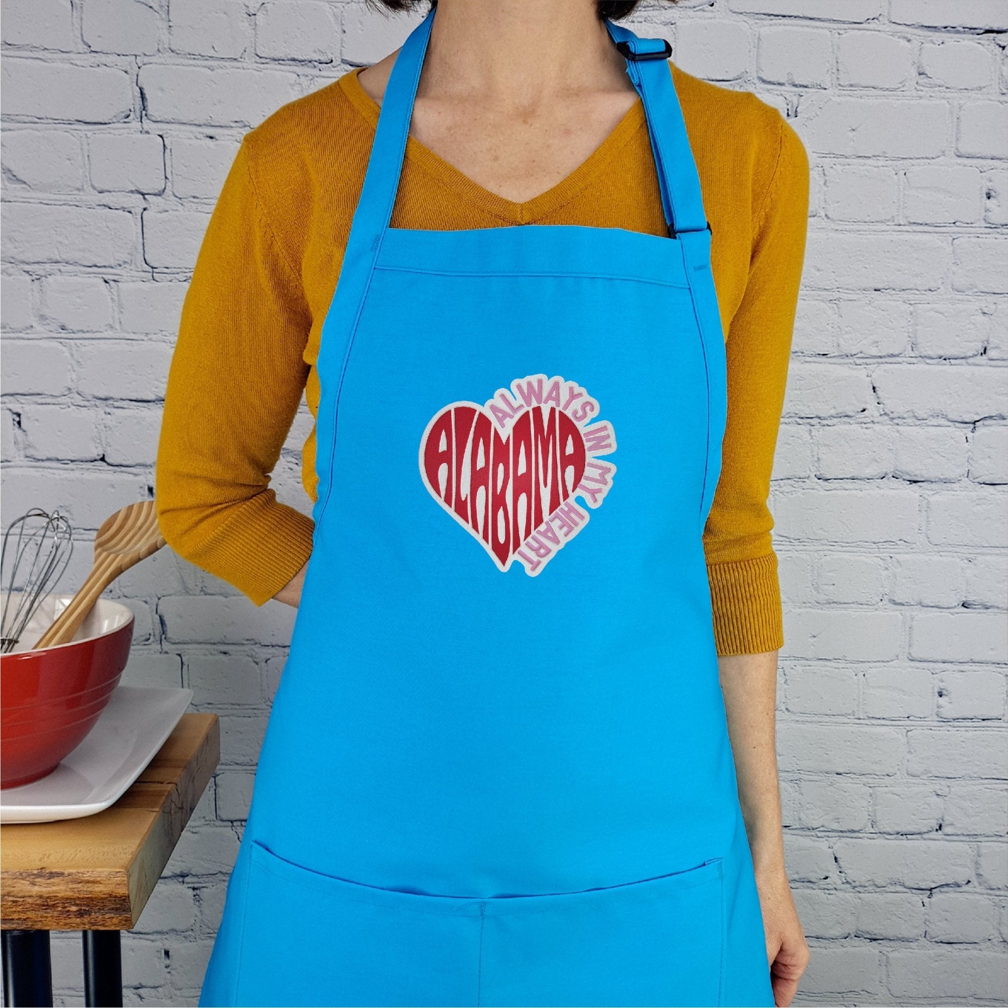{{product_title}} – {{color}} embroidered kitchen apron