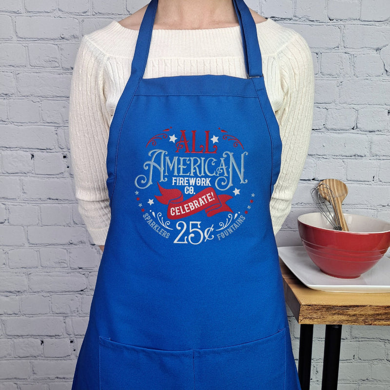 {{product_title}} – {{color}} embroidered kitchen apron