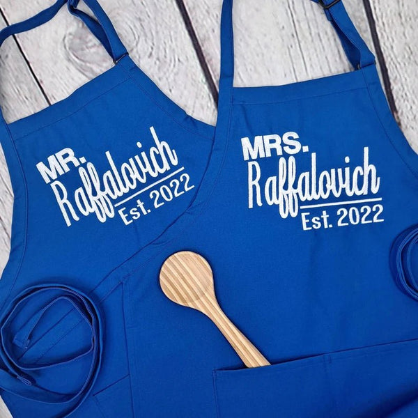 {{product_title}} – {{color}} embroidered kitchen apron