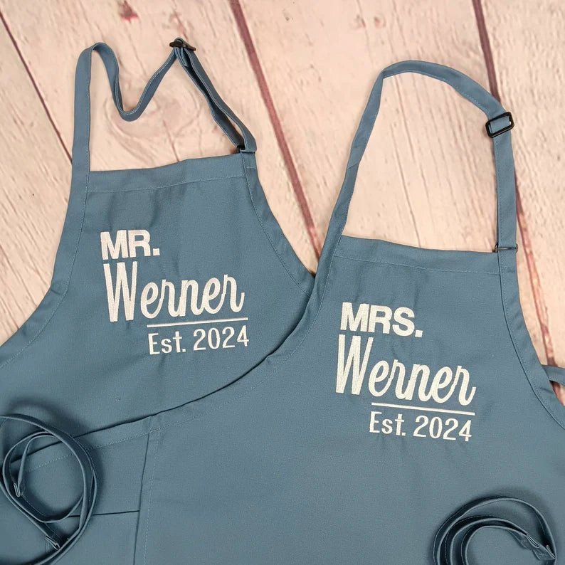 {{product_title}} – {{color}} embroidered kitchen apron