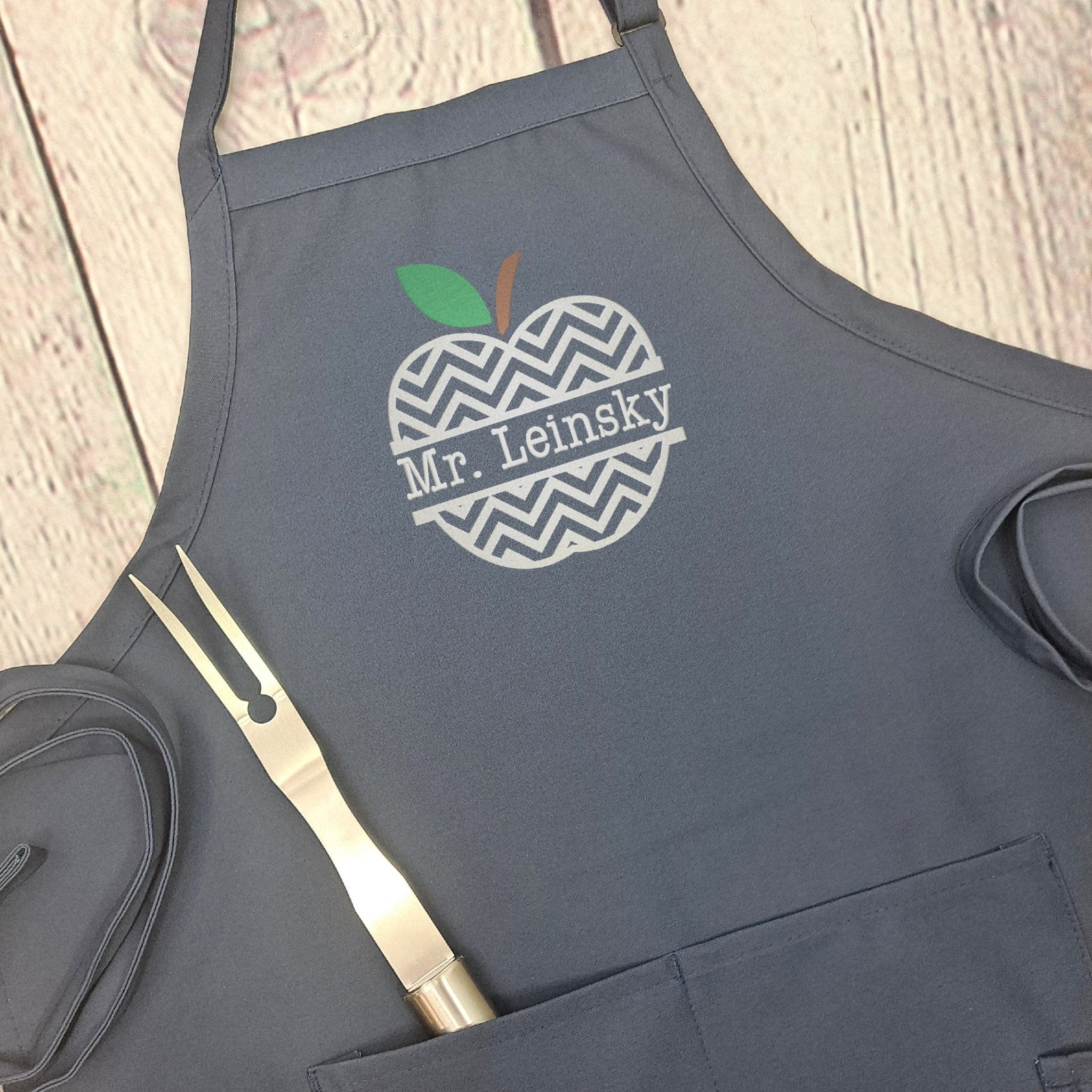 {{product_title}} – {{color}} embroidered kitchen apron