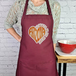 {{product_title}} – {{color}} embroidered kitchen apron
