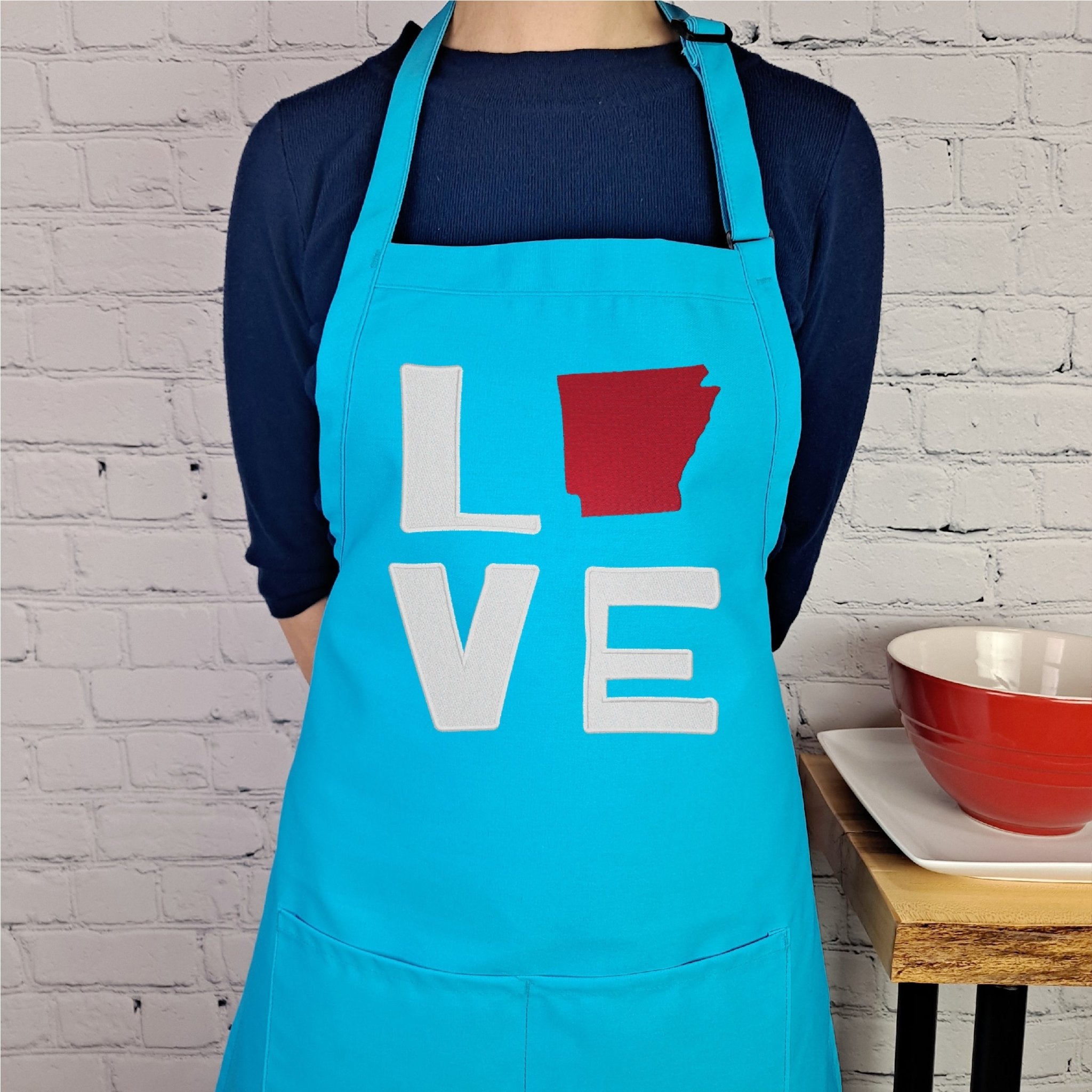 {{product_title}} – {{color}} embroidered kitchen apron