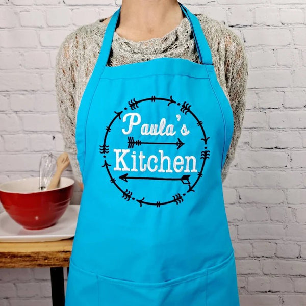 {{product_title}} – {{color}} embroidered kitchen apron