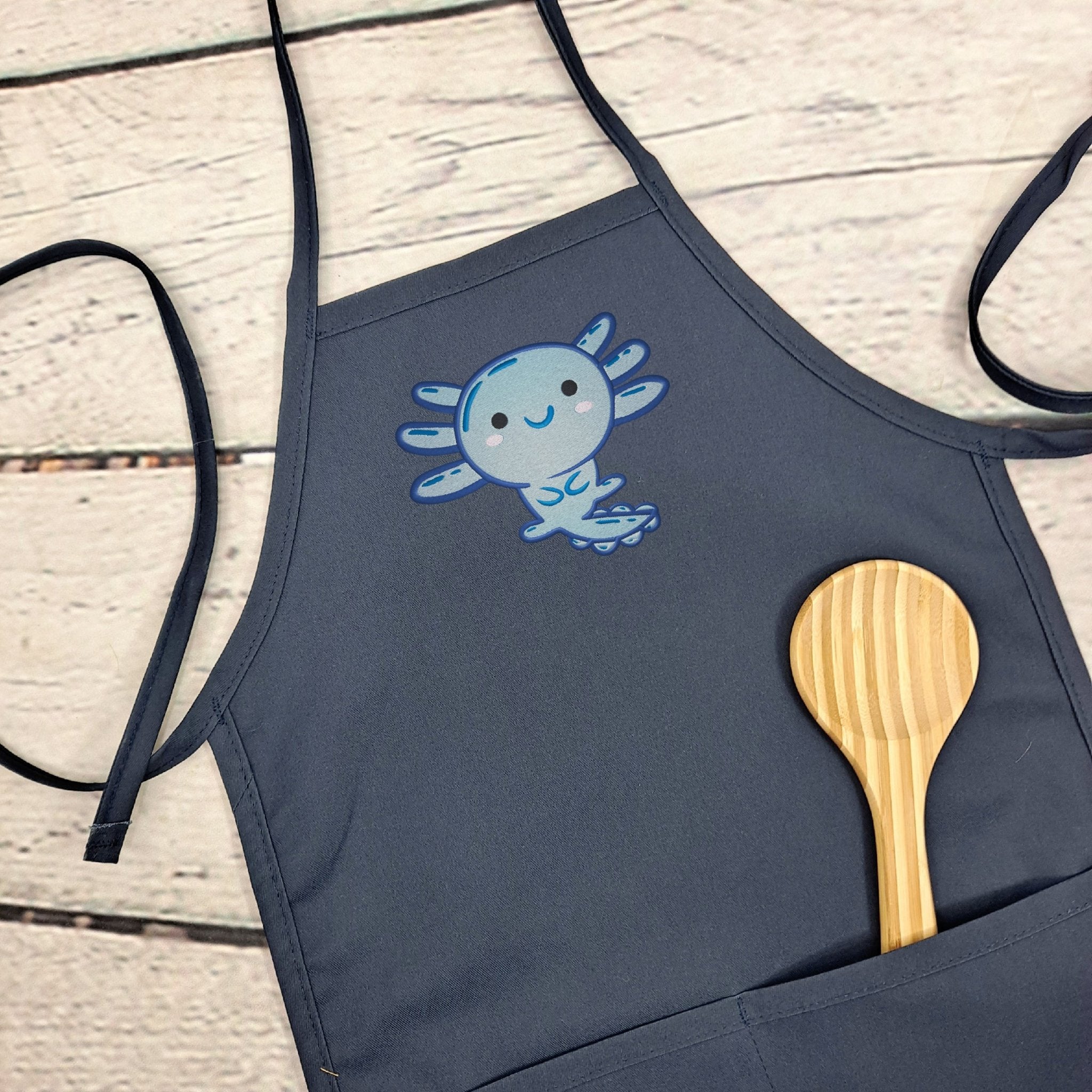 {{product_title}} – {{color}} embroidered kitchen apron