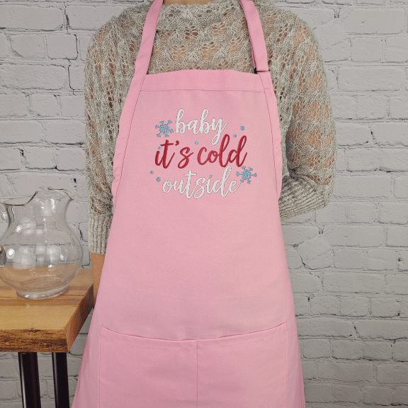 {{product_title}} – {{color}} embroidered kitchen apron