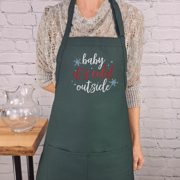 {{product_title}} – {{color}} embroidered kitchen apron