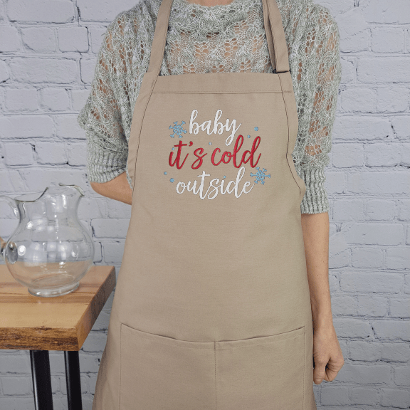 {{product_title}} – {{color}} embroidered kitchen apron