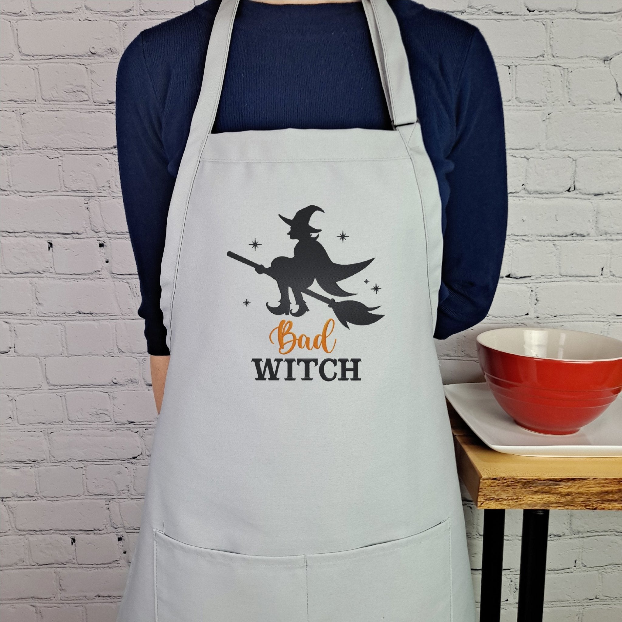 {{product_title}} – {{color}} embroidered kitchen apron
