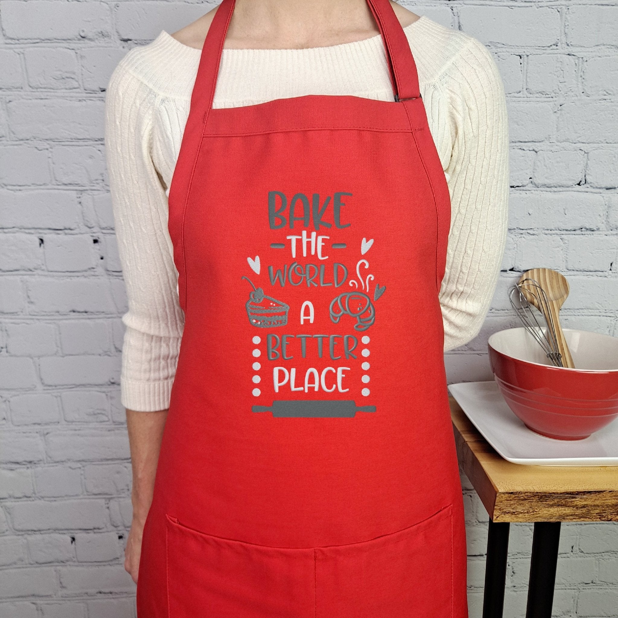 {{product_title}} – {{color}} embroidered kitchen apron