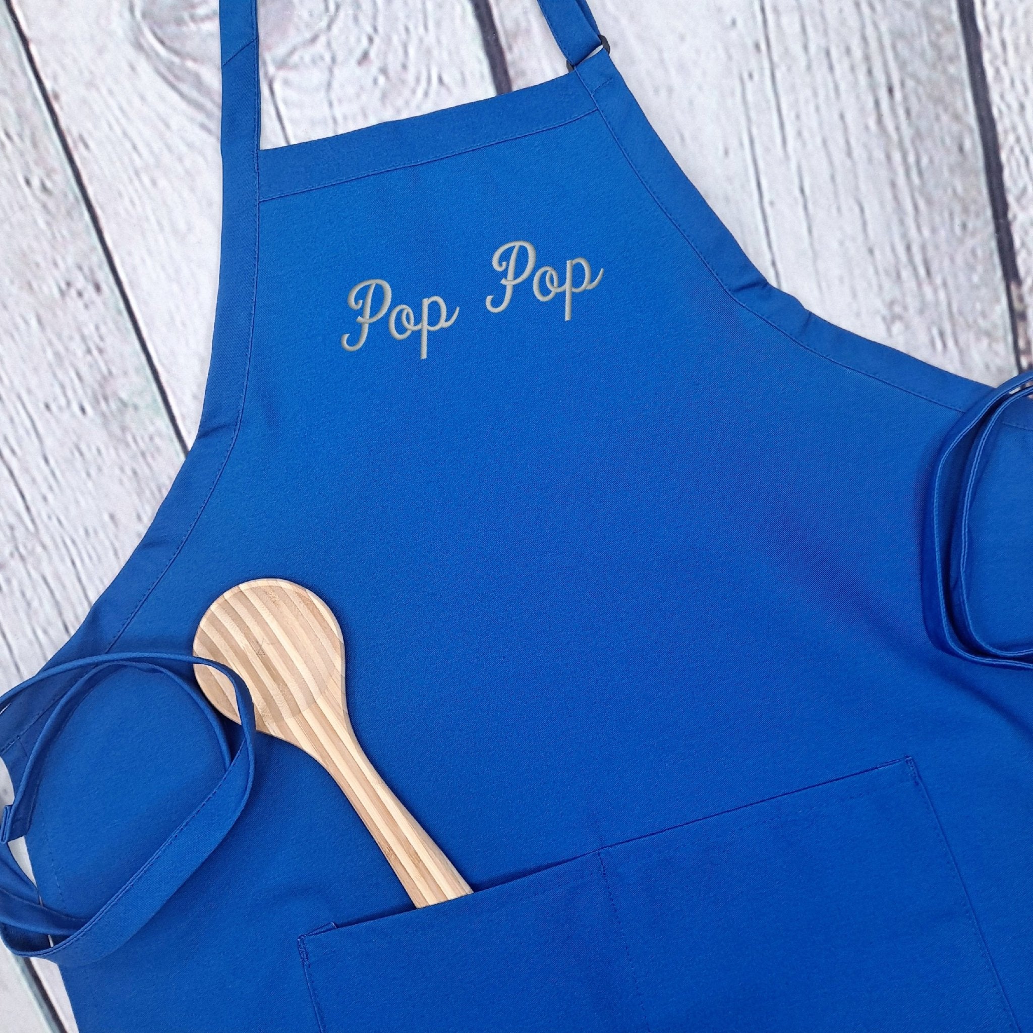 {{product_title}} – {{color}} embroidered kitchen apron