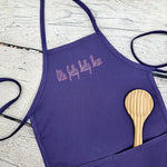 {{product_title}} – {{color}} embroidered kitchen apron