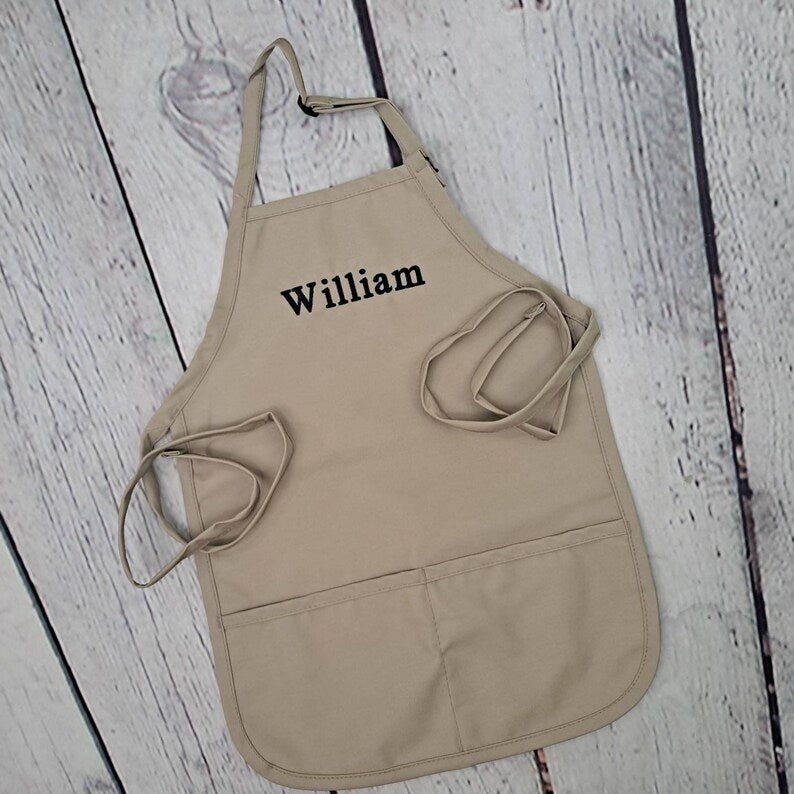 {{product_title}} – {{color}} embroidered kitchen apron