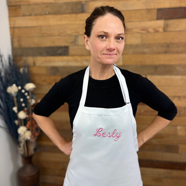 {{product_title}} – {{color}} embroidered kitchen apron
