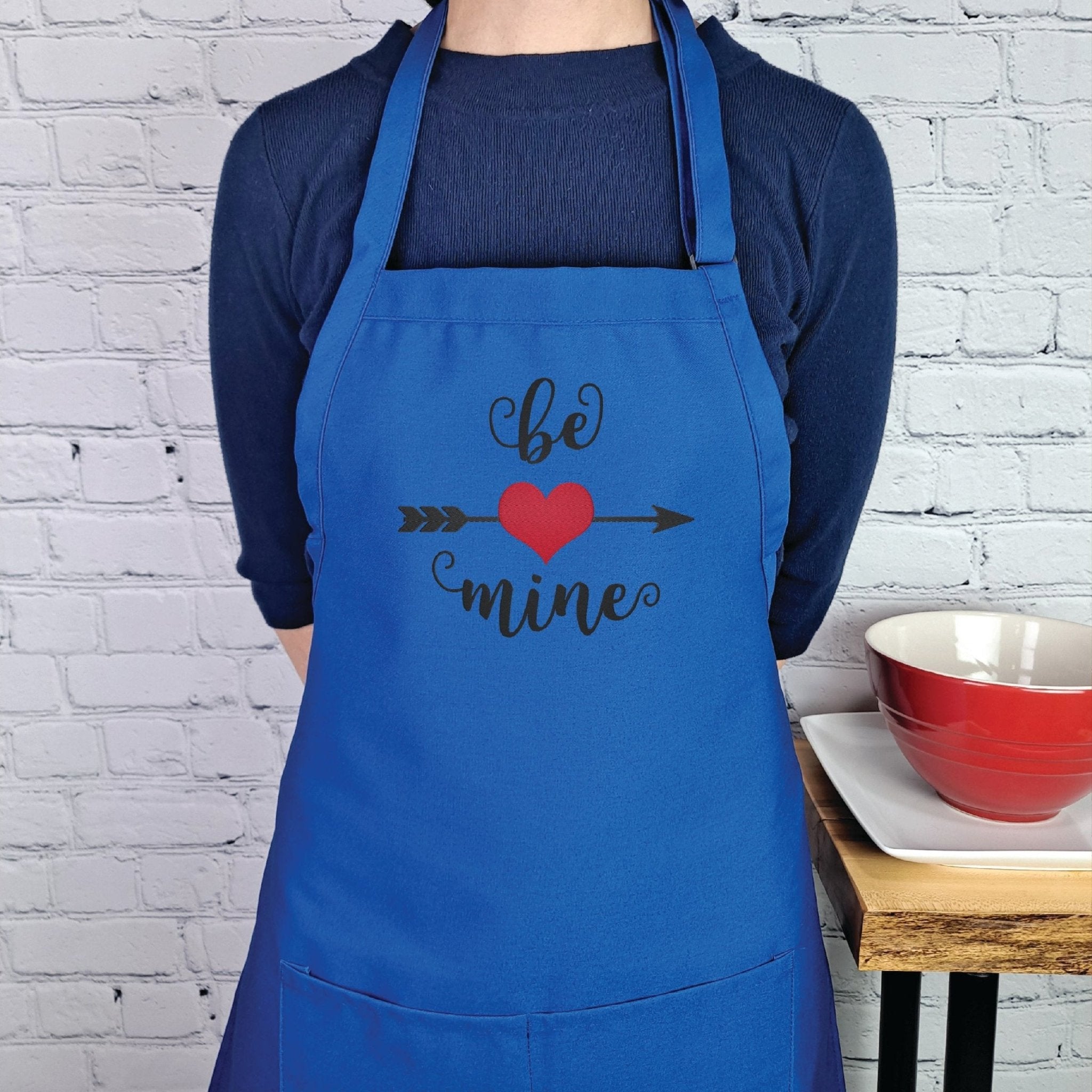 {{product_title}} – {{color}} embroidered kitchen apron