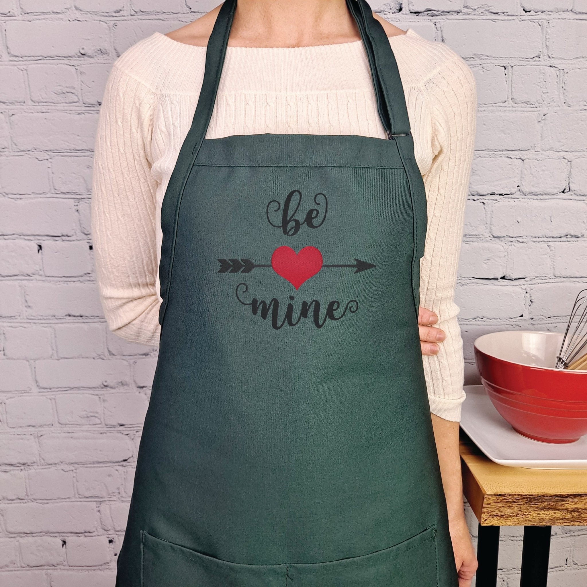 {{product_title}} – {{color}} embroidered kitchen apron