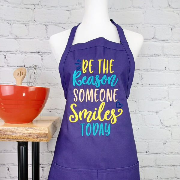 {{product_title}} – {{color}} embroidered kitchen apron