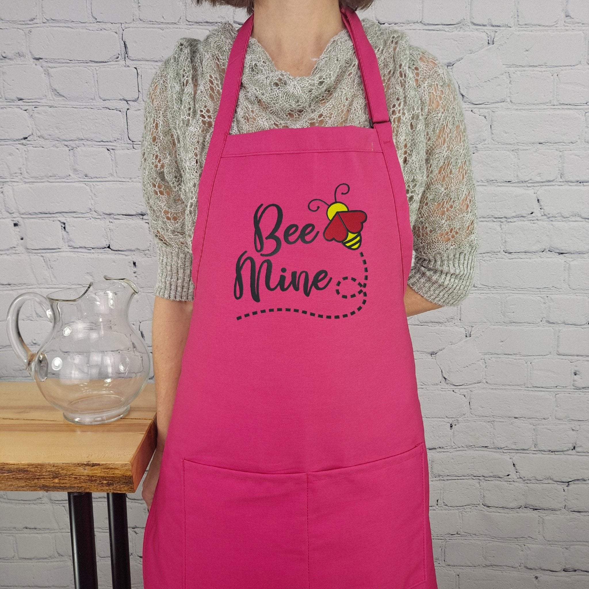 {{product_title}} – {{color}} embroidered kitchen apron