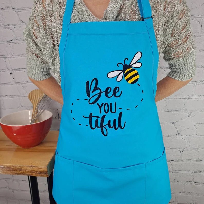 {{product_title}} – {{color}} embroidered kitchen apron