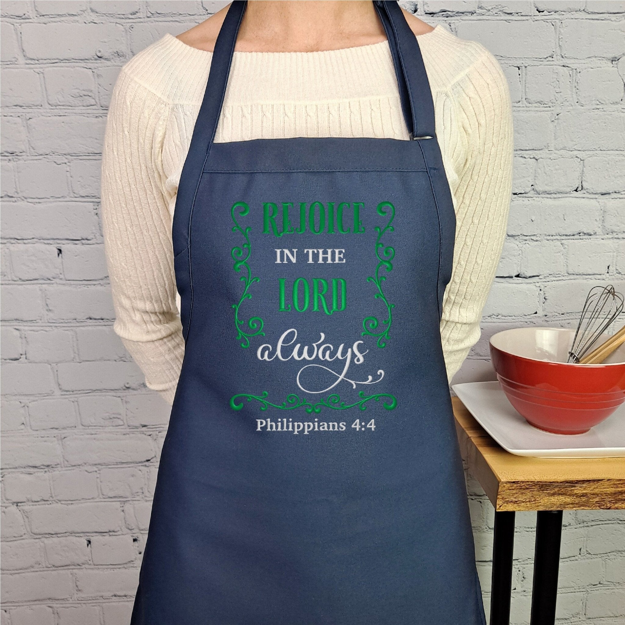 {{product_title}} – {{color}} embroidered kitchen apron