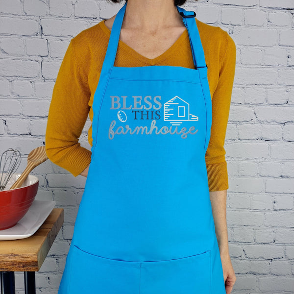 {{product_title}} – {{color}} embroidered kitchen apron
