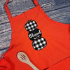 {{product_title}} – {{color}} embroidered kitchen apron