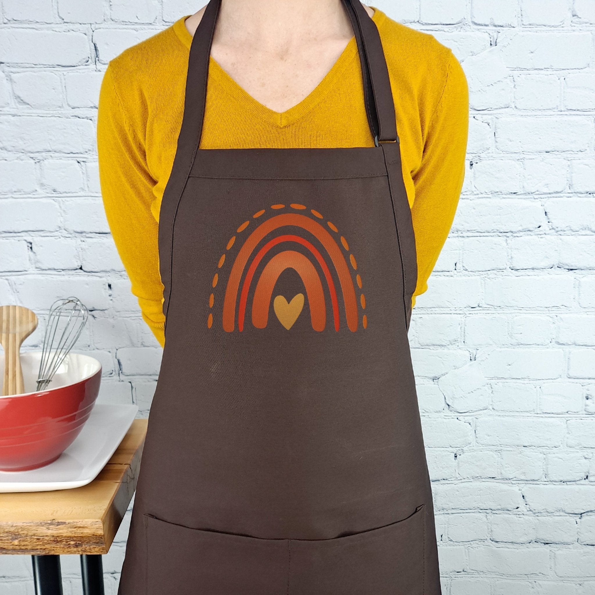 {{product_title}} – {{color}} embroidered kitchen apron