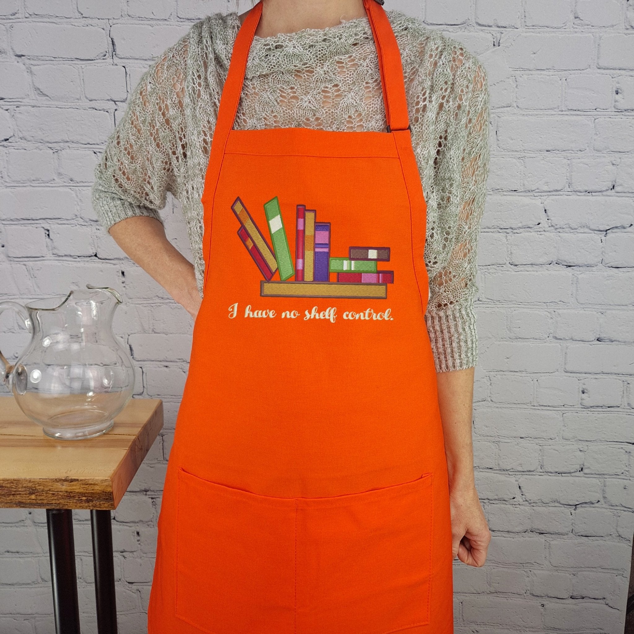 {{product_title}} – {{color}} embroidered kitchen apron