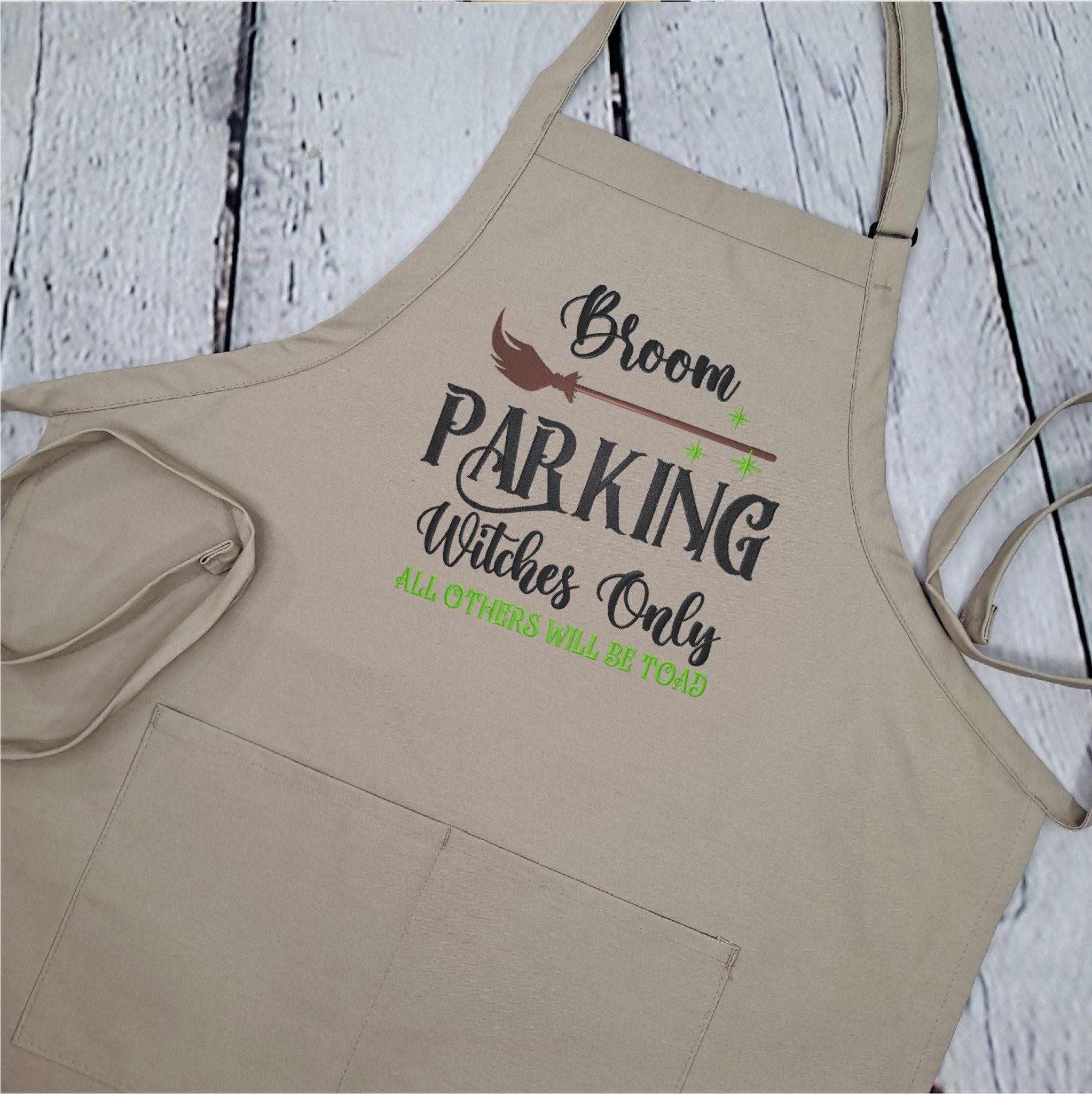 {{product_title}} – {{color}} embroidered kitchen apron