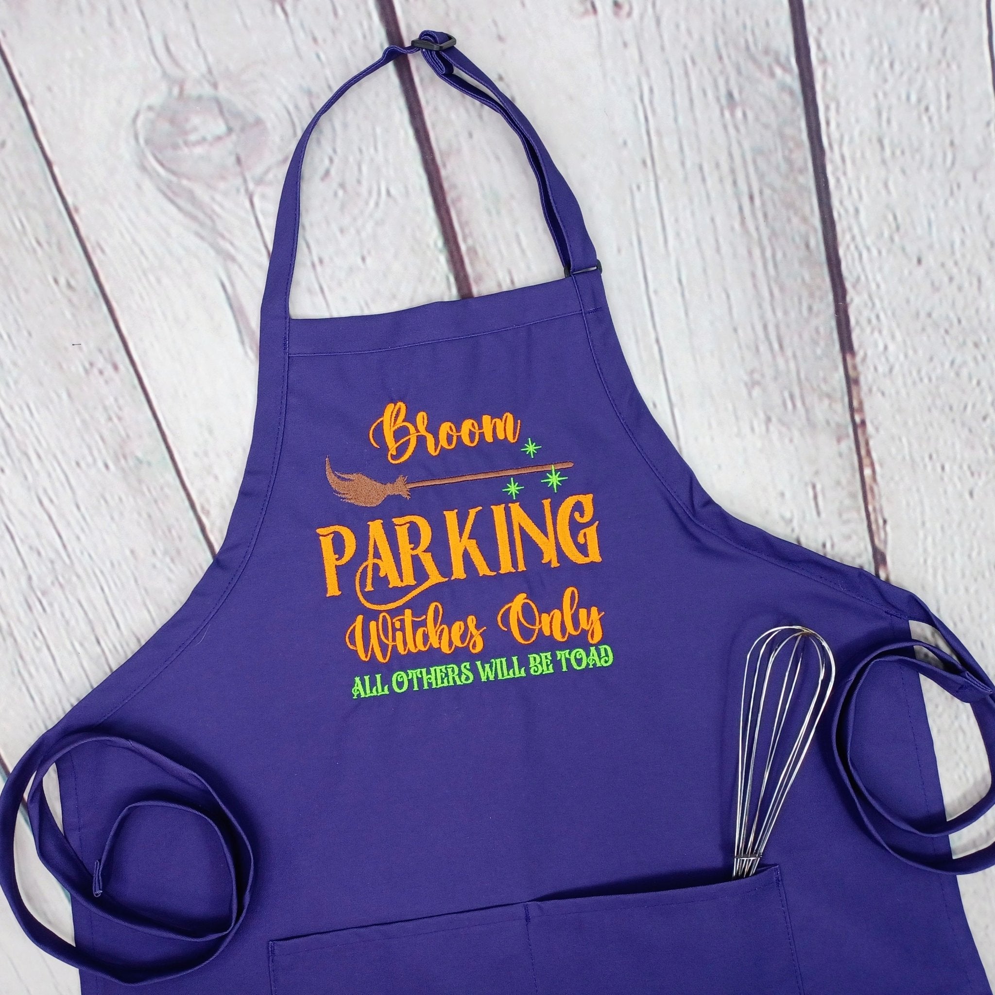 {{product_title}} – {{color}} embroidered kitchen apron