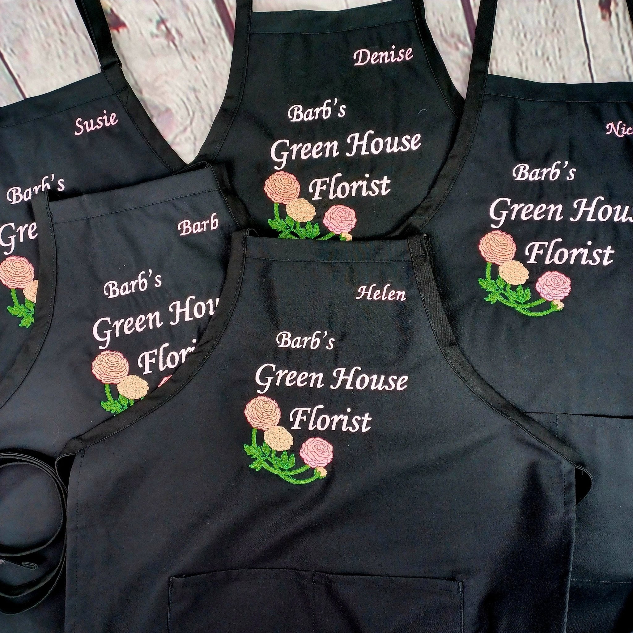 {{product_title}} – {{color}} embroidered kitchen apron