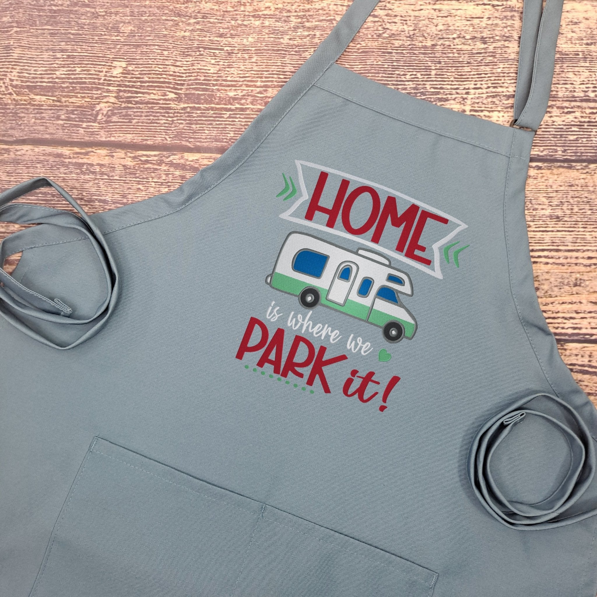 {{product_title}} – {{color}} embroidered kitchen apron