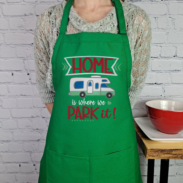 {{product_title}} – {{color}} embroidered kitchen apron