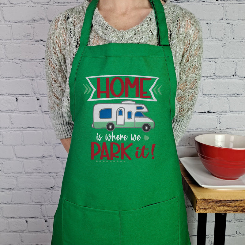 {{product_title}} – {{color}} embroidered kitchen apron