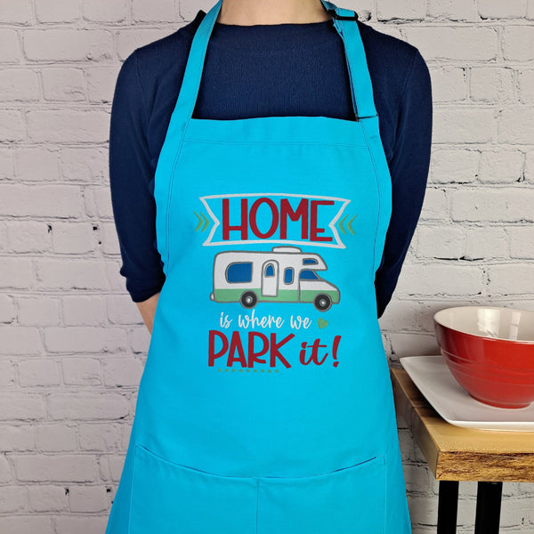 {{product_title}} – {{color}} embroidered kitchen apron
