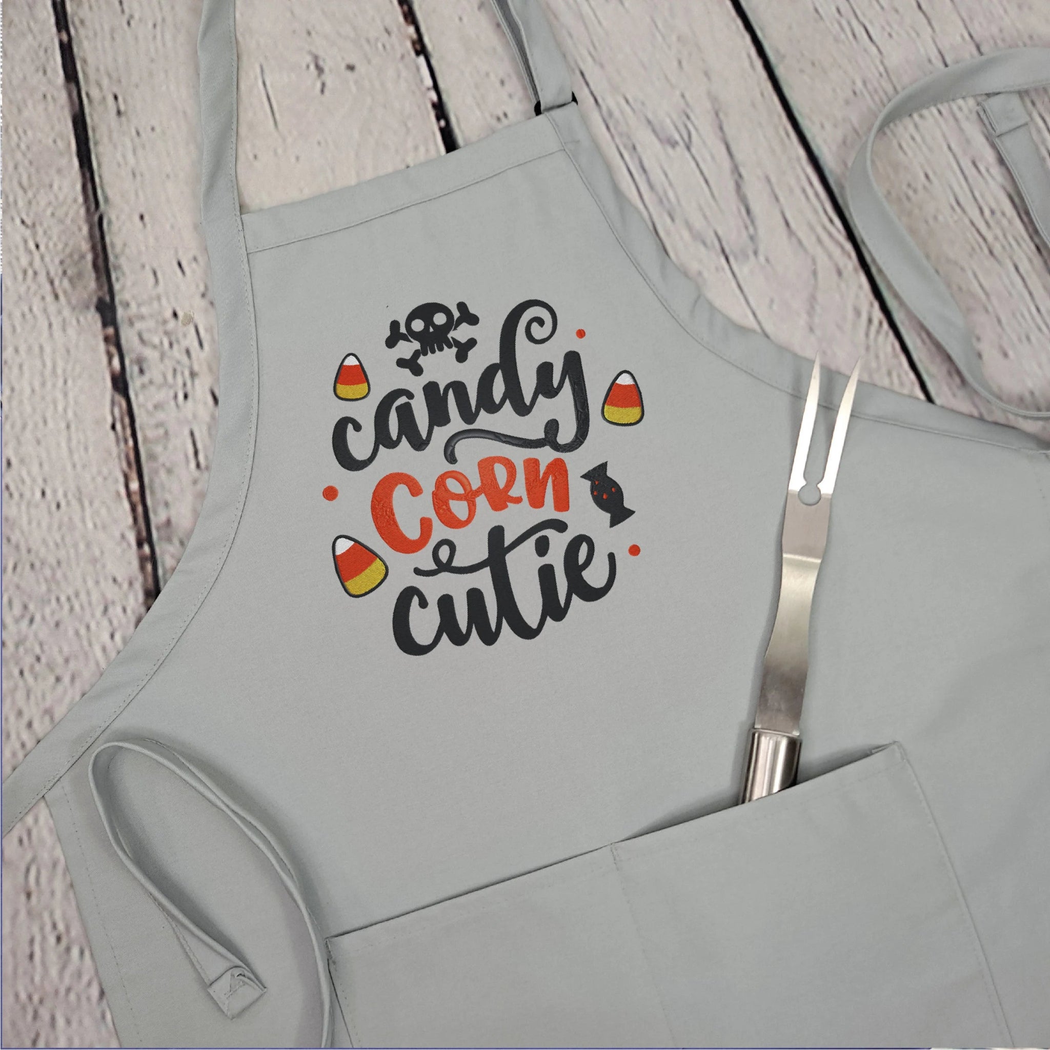 {{product_title}} – {{color}} embroidered kitchen apron