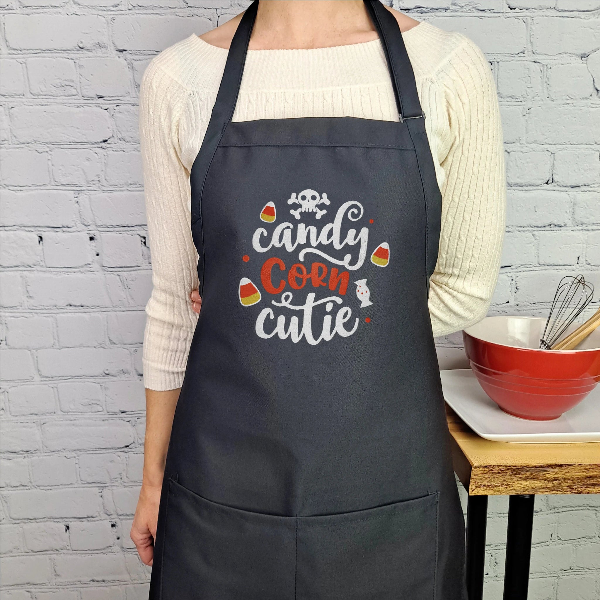 {{product_title}} – {{color}} embroidered kitchen apron