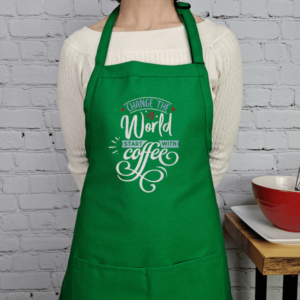 {{product_title}} – {{color}} embroidered kitchen apron