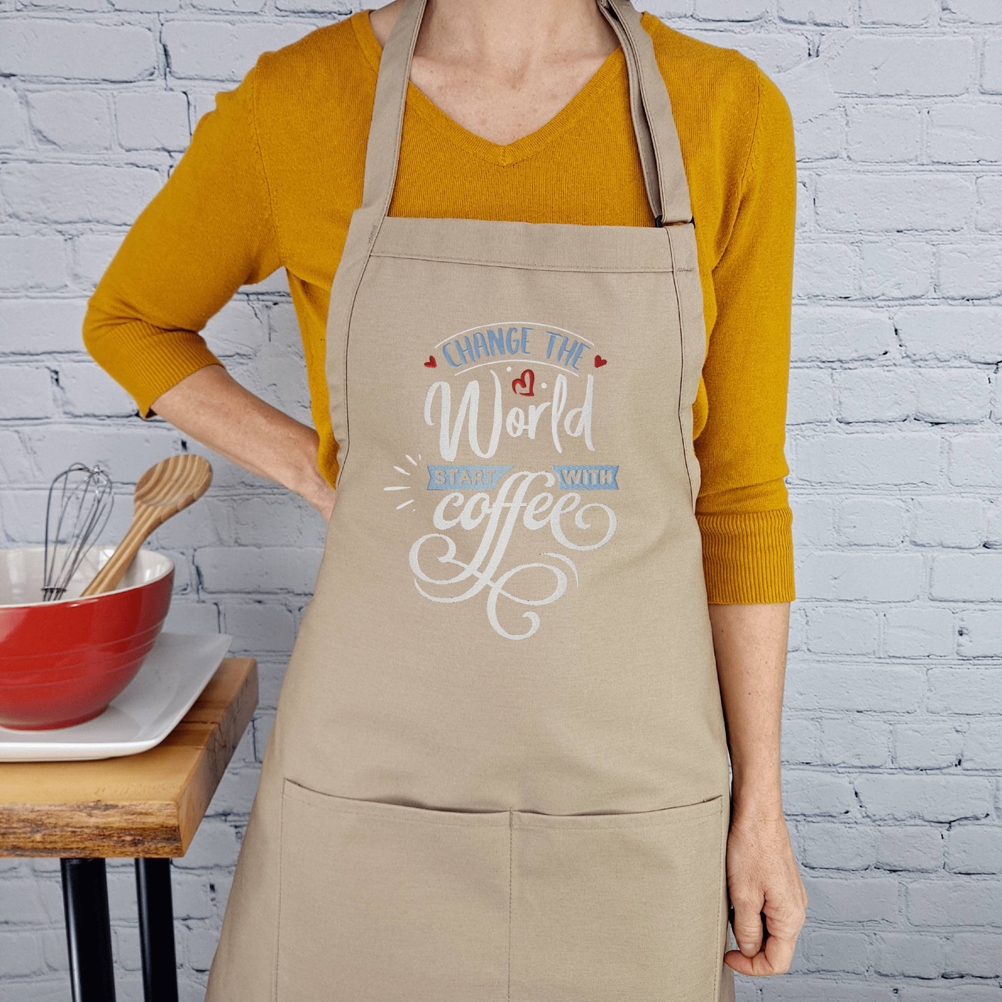 {{product_title}} – {{color}} embroidered kitchen apron