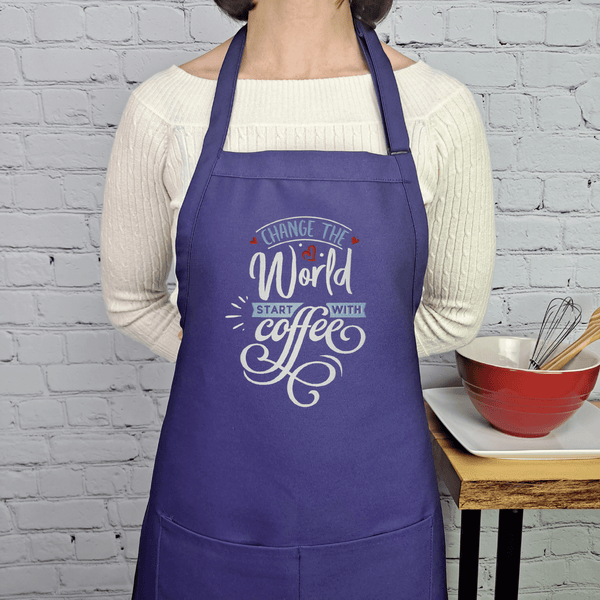 {{product_title}} – {{color}} embroidered kitchen apron