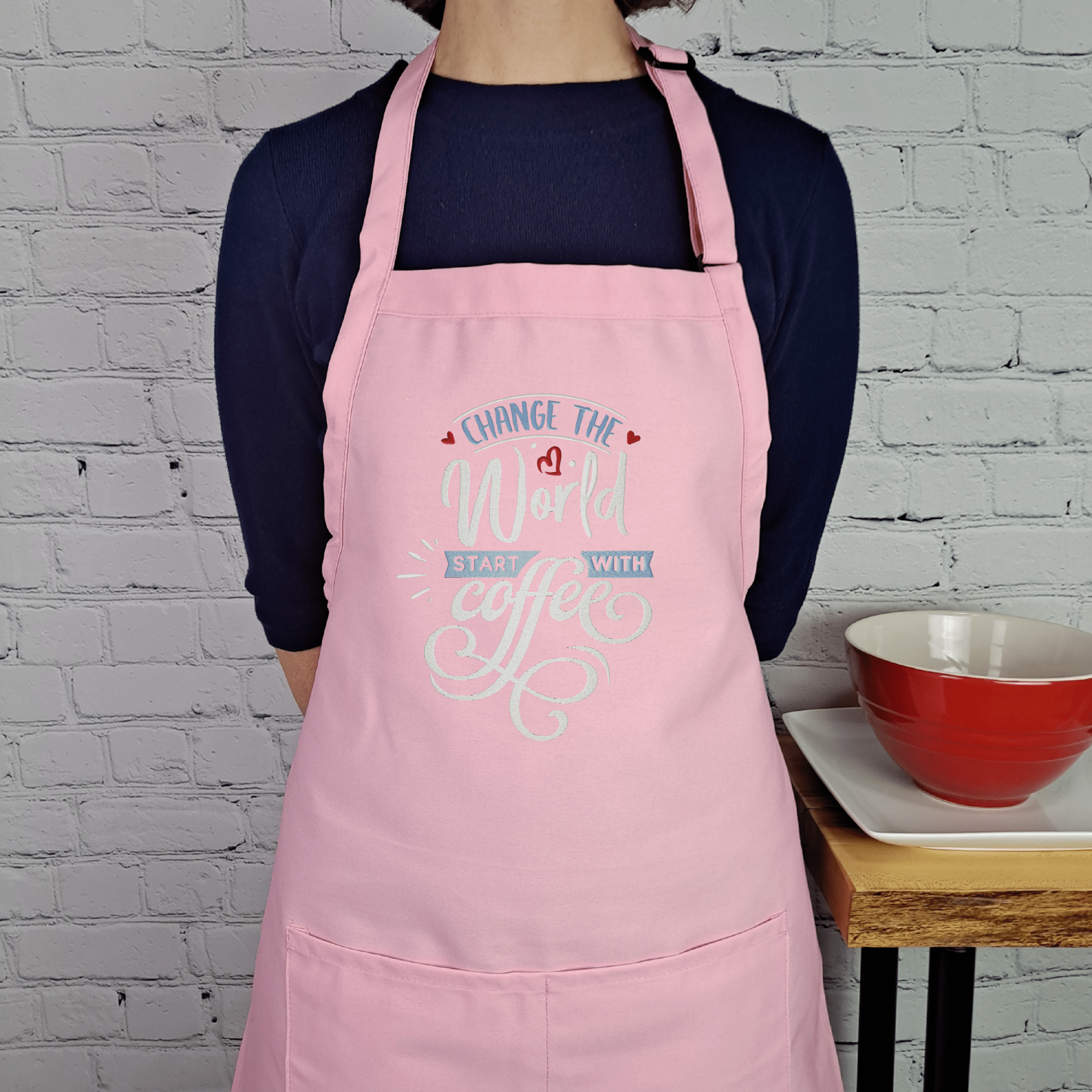 {{product_title}} – {{color}} embroidered kitchen apron