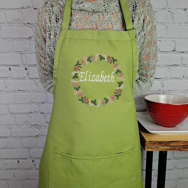 {{product_title}} – {{color}} embroidered kitchen apron