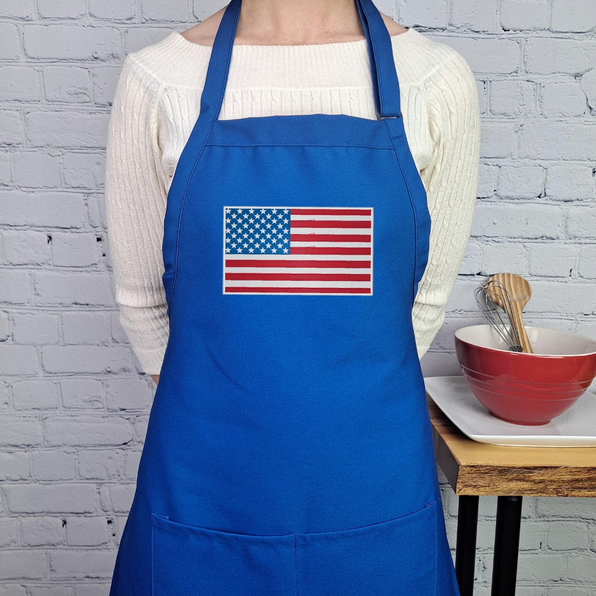 {{product_title}} – {{color}} embroidered kitchen apron