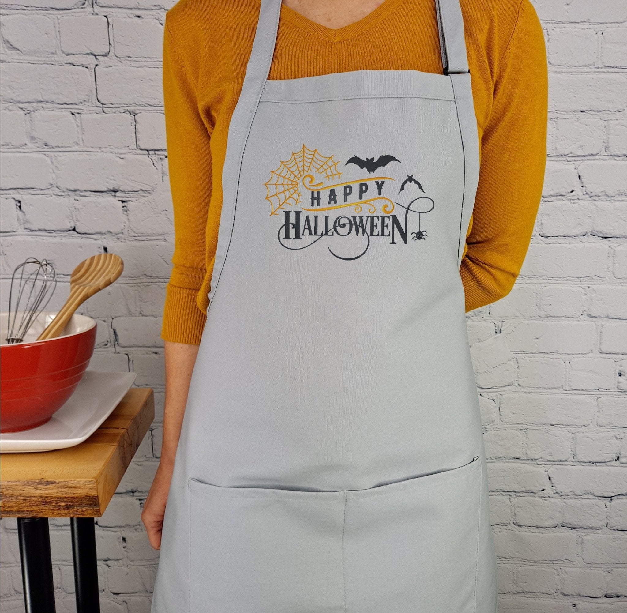 {{product_title}} – {{color}} embroidered kitchen apron