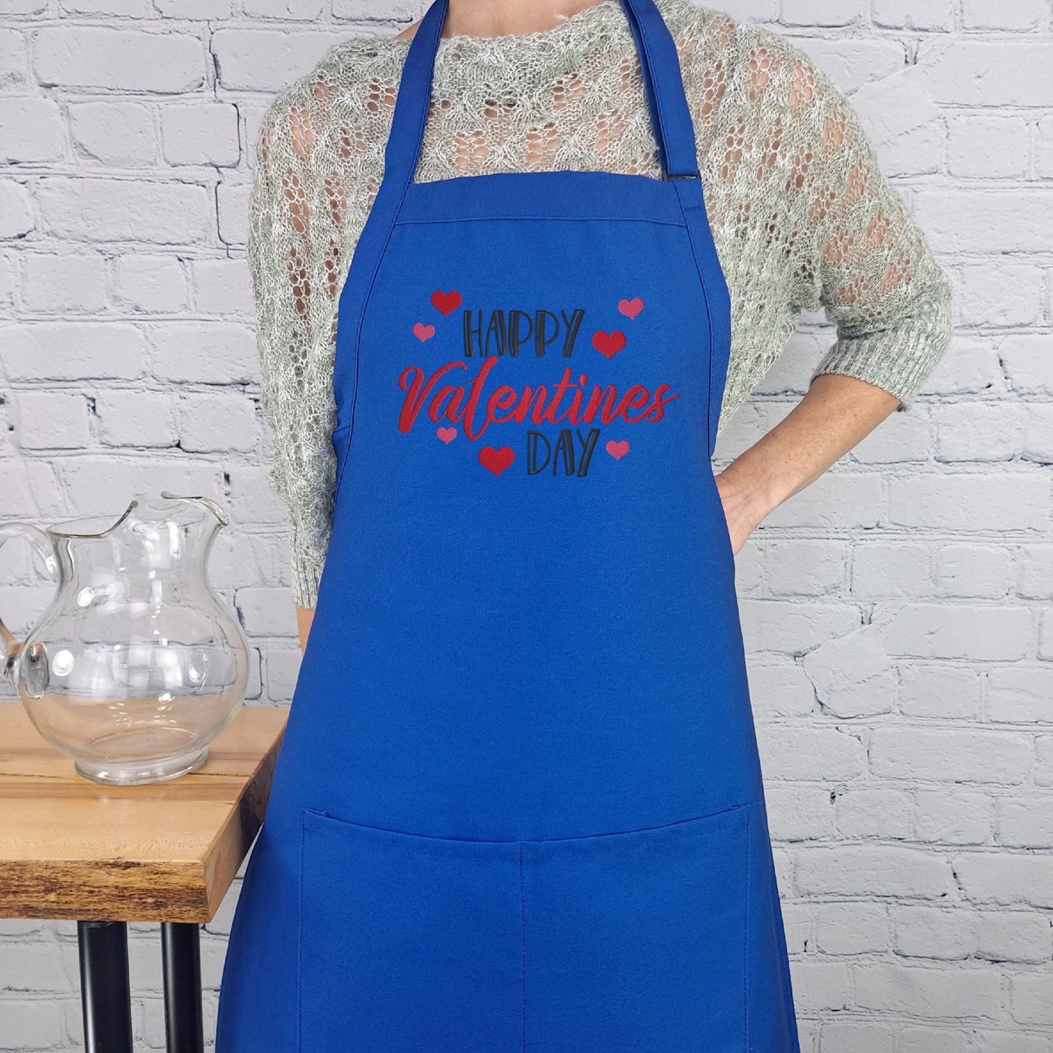 {{product_title}} – {{color}} embroidered kitchen apron