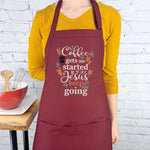 {{product_title}} – {{color}} embroidered kitchen apron