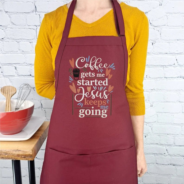 {{product_title}} – {{color}} embroidered kitchen apron