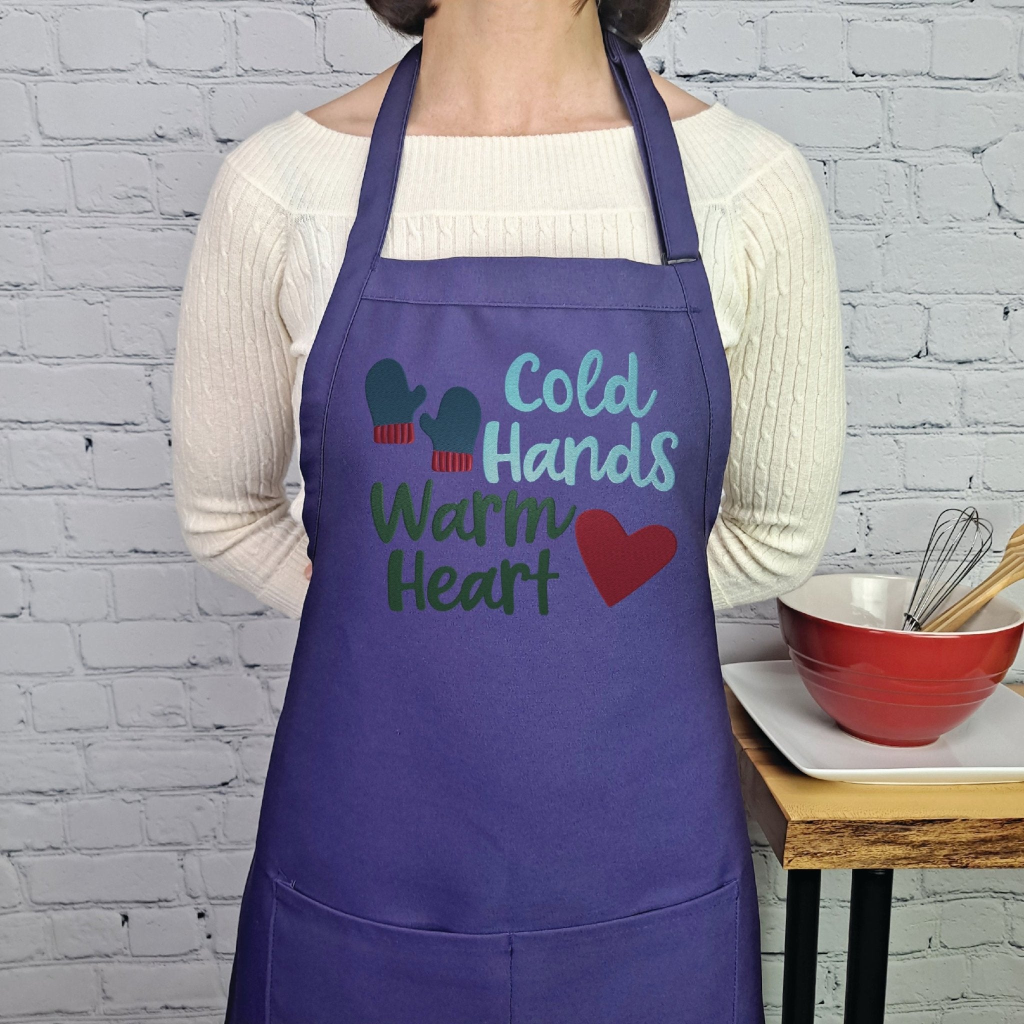{{product_title}} – {{color}} embroidered kitchen apron